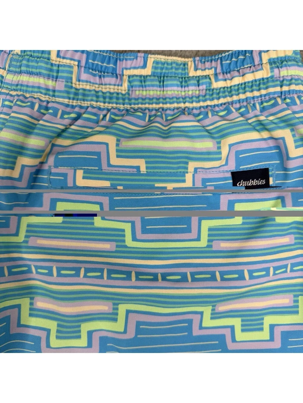 Chubbies Aztec Southwest Lined Swim Trunks Men’s XL 5.5” Inseam Pockets